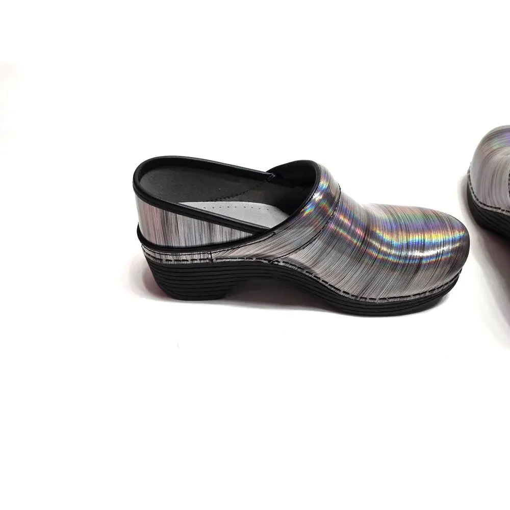 Dansko clogs LT Pro Prism Metallic women's size 36 (6) NIB - Picture 5 of 7